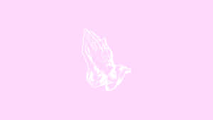 Praying Hands_ Pastel Aesthetic.jpg Wallpaper