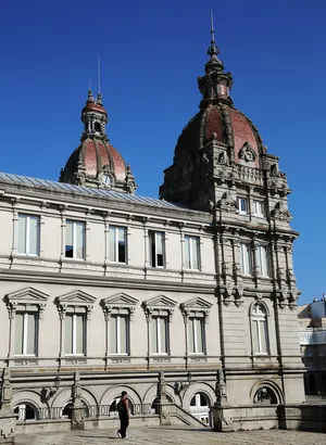 Praza De Maria Pita Corunna Daylight Wallpaper