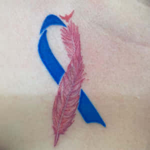Pregnancy Loss Remembrance Ribbon Tattoo Wallpaper
