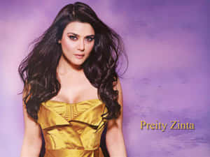 Preity Zinta Violet Aesthetic Wallpaper