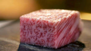 Premium Grade Kobe Beef Steak Wallpaper