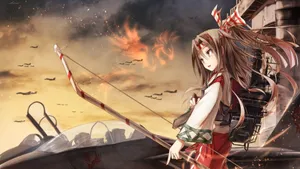 Prepare For Battle Await The Kantai Collection Wallpaper