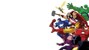 Prepare For Battle With Earth's Mightiest Heroes Wallpaper