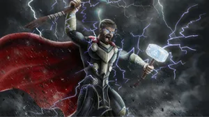 Prepare For Ragnarok As Thor Battles Through The Universe In 8k Wallpaper
