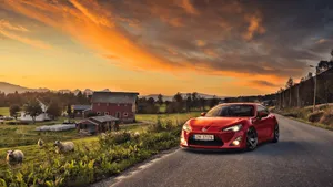 Prepare To Be Mesmerized By A One Of A Kind Driving Experience With The Toyota 86 Wallpaper