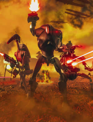 Prepare To Experience The Future With Droid Army Wallpaper