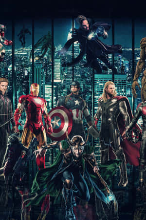 Preparing To Take On Thanos: The Avengers Assemble. Wallpaper