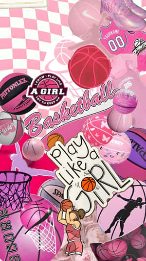 Preppy Basketball Girl Vibes Wallpaper