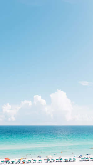 Preppy Beach Aesthetic Summer Vibes.jpg Wallpaper