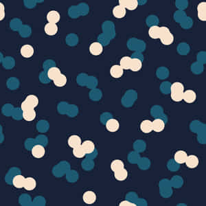 Preppy Blue Pattern Background Wallpaper