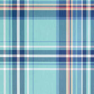 Preppy Blue Plaid Pattern Wallpaper