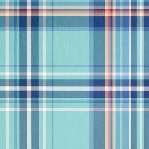 Preppy Blue Plaid Pattern Wallpaper