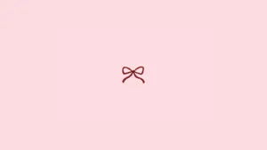Preppy Bow Icon Wallpaper
