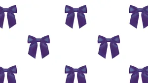 Preppy Bow Pattern Wallpaper