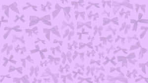 Preppy Bow Pattern Wallpaper