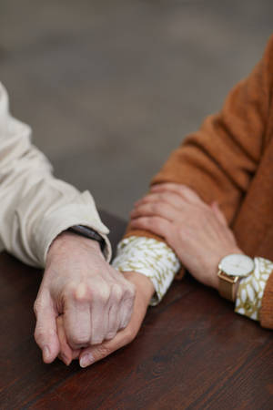 Preppy Couple Hands Wallpaper