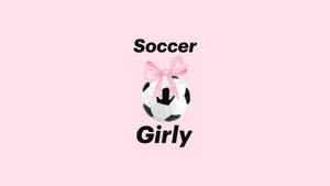 Preppy Girly Soccer Style Wallpaper