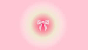Preppy Pink Bow Wallpaper