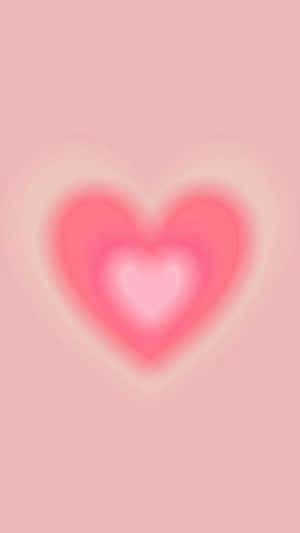 Preppy Pink Heart Background Wallpaper