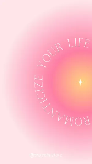 Preppy Pink Inspirational Quote Wallpaper Wallpaper