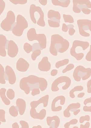 Preppy Pink Leopard Print Pattern Wallpaper