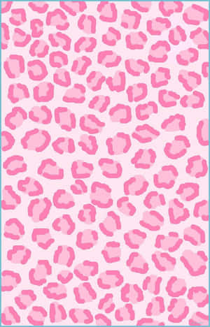 Preppy Pink Leopard Printi Pad Background Wallpaper