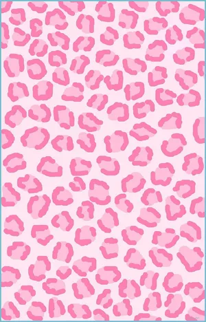 Preppy Pink Leopard Printi Pad Background Wallpaper