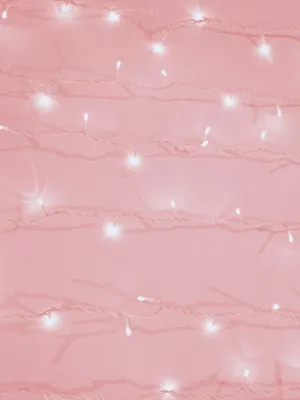 Preppy Pink Marblewith Lights Wallpaper