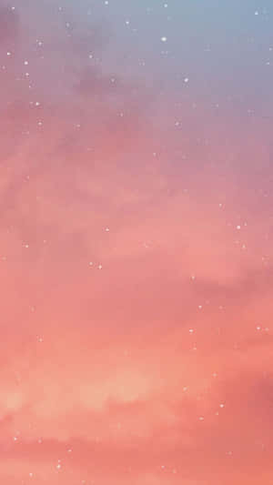 Preppy Pink Sky Wallpaper Wallpaper
