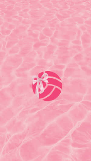 Preppy Pink Volleyball Wallpaper