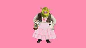 Preppy Shrek Style Wallpaper