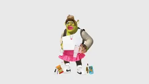 Preppy Shrek Style Wallpaper