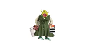 Preppy Shrek Style Wallpaper