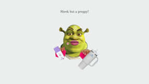 Preppy Shrek Style Wallpaper