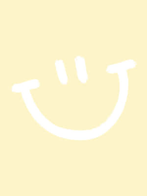 Preppy Smiley Aesthetic_ Yellow Background.png Wallpaper