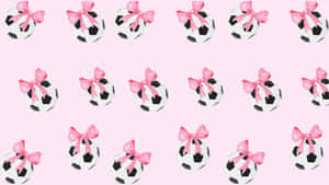 Preppy Soccer Pattern Wallpaper