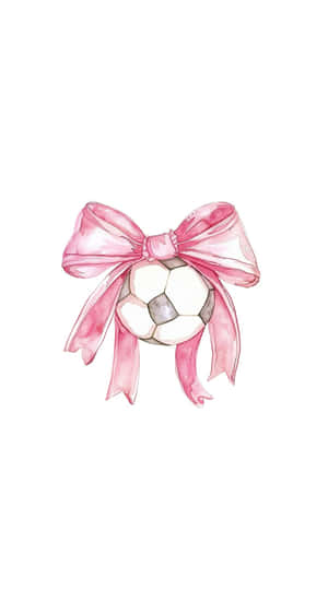 Preppy Soccer Style Bow Wallpaper