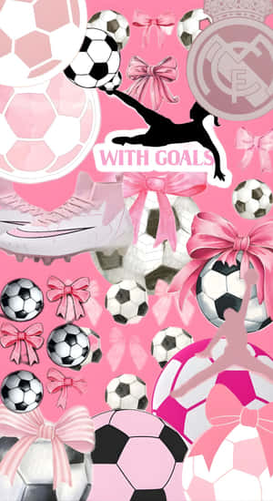 Preppy Soccer Style Goals Wallpaper