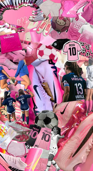 Preppy Soccer Style Inspiration Wallpaper