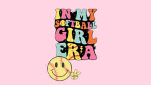 Preppy Softball Girl Era Wallpaper