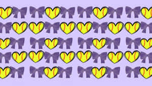 Preppy Softball Pattern Design Wallpaper