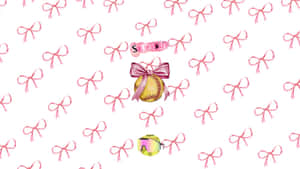 Preppy Softball Pattern Wallpaper