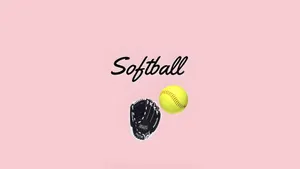 Preppy Softball Style Wallpaper