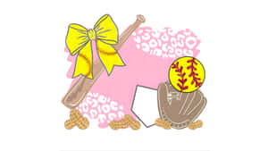 Preppy Softball Style Wallpaper