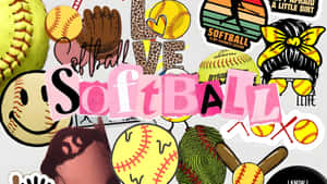 Preppy Softball Style Wallpaper