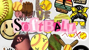 Preppy Softball Style Wallpaper
