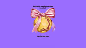 Preppy Softball Style Wallpaper