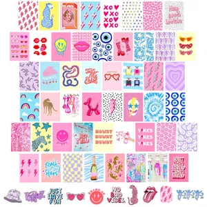 Preppy Sticker Collage_ Aesthetic Collection Wallpaper
