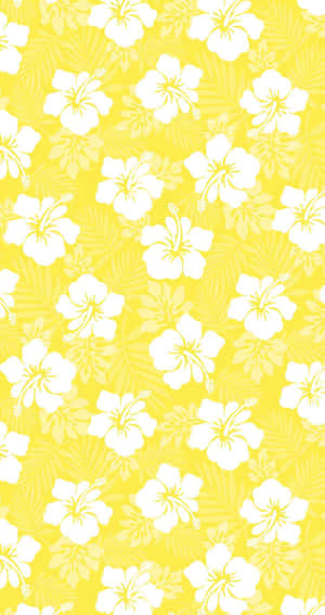 Preppy Summer Floral Pattern.jpg Wallpaper