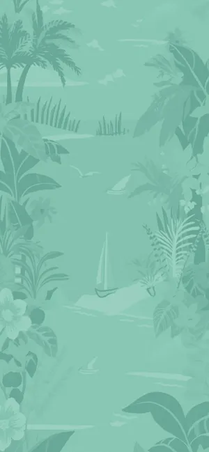 Preppy Summer Tropical Backdrop Wallpaper